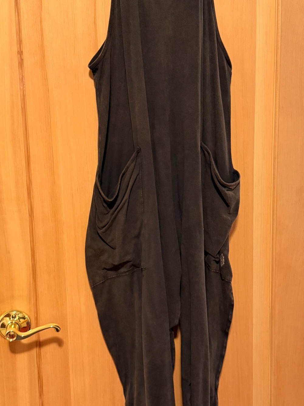 Free People Movement Hot Shot Onesie Black Size Medium